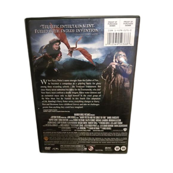 Harry Potter and the Goblet of Fire DVD – Widescreen Edition (2005) - Picture 2 of 3